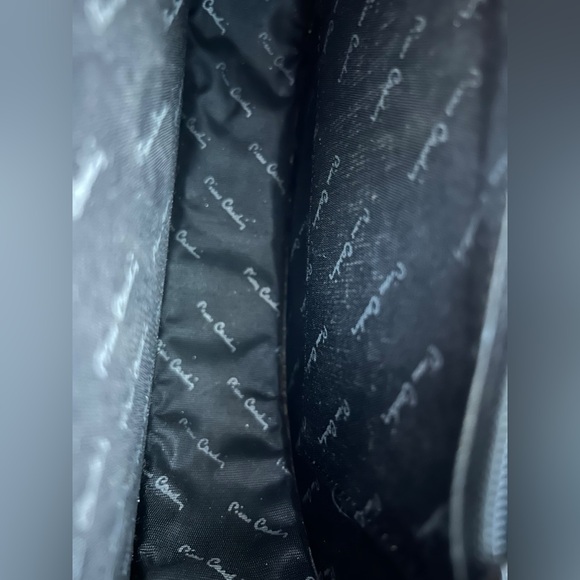 Pierre Cardin Black Leather Crossbody Purse - Picture 7 of 9